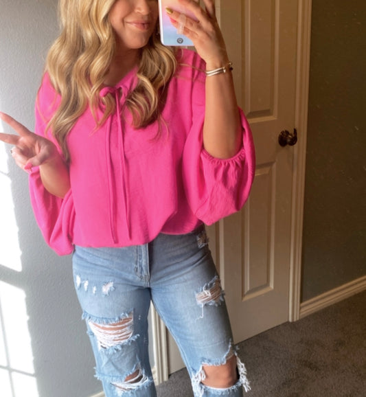 Ultra Pink Blouse