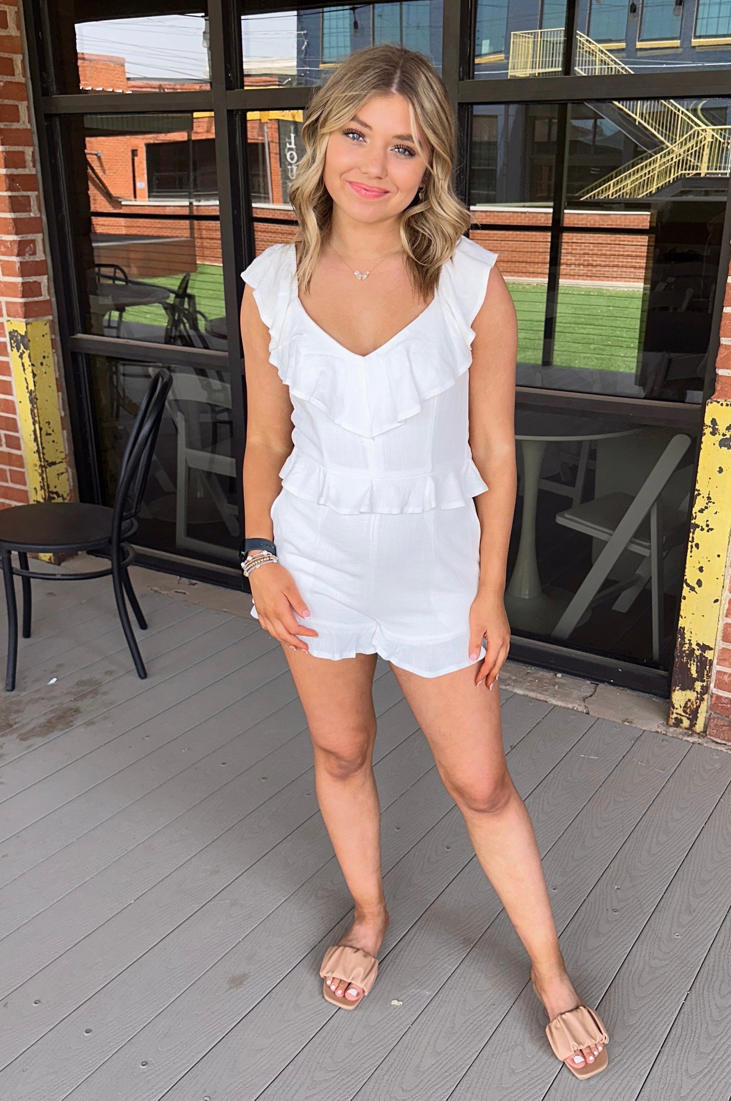 Ruffled Romper