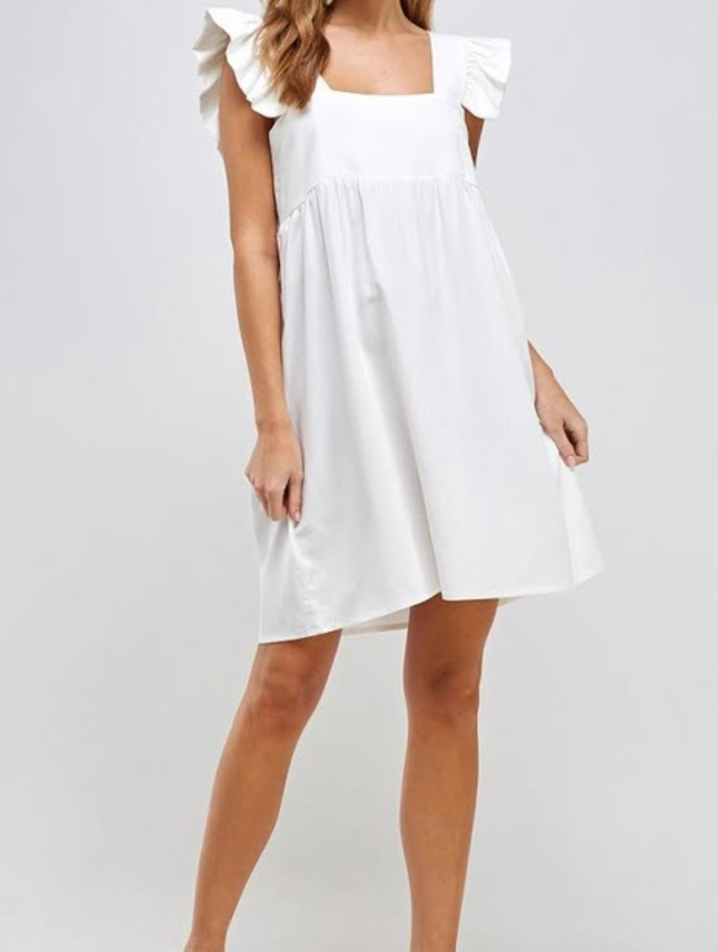 Linen Baby Doll Dress