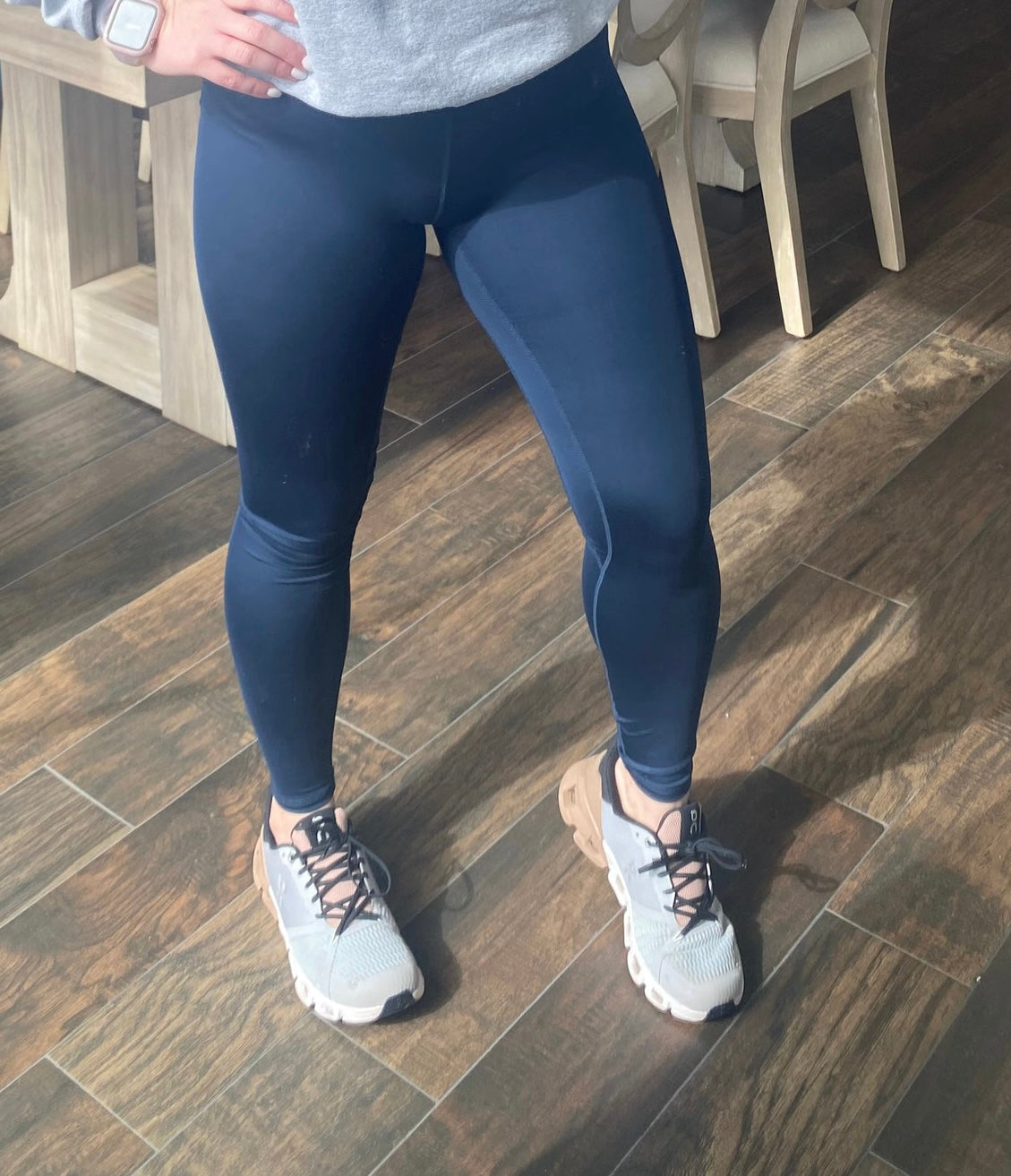 Leggings in Navy- Full Length